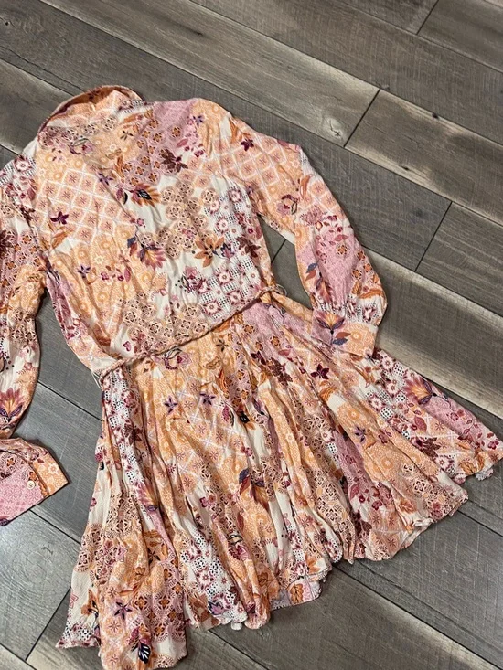 Dress Forum Multipattern Long Sleeve Mini Dress - Picture 6 of 9